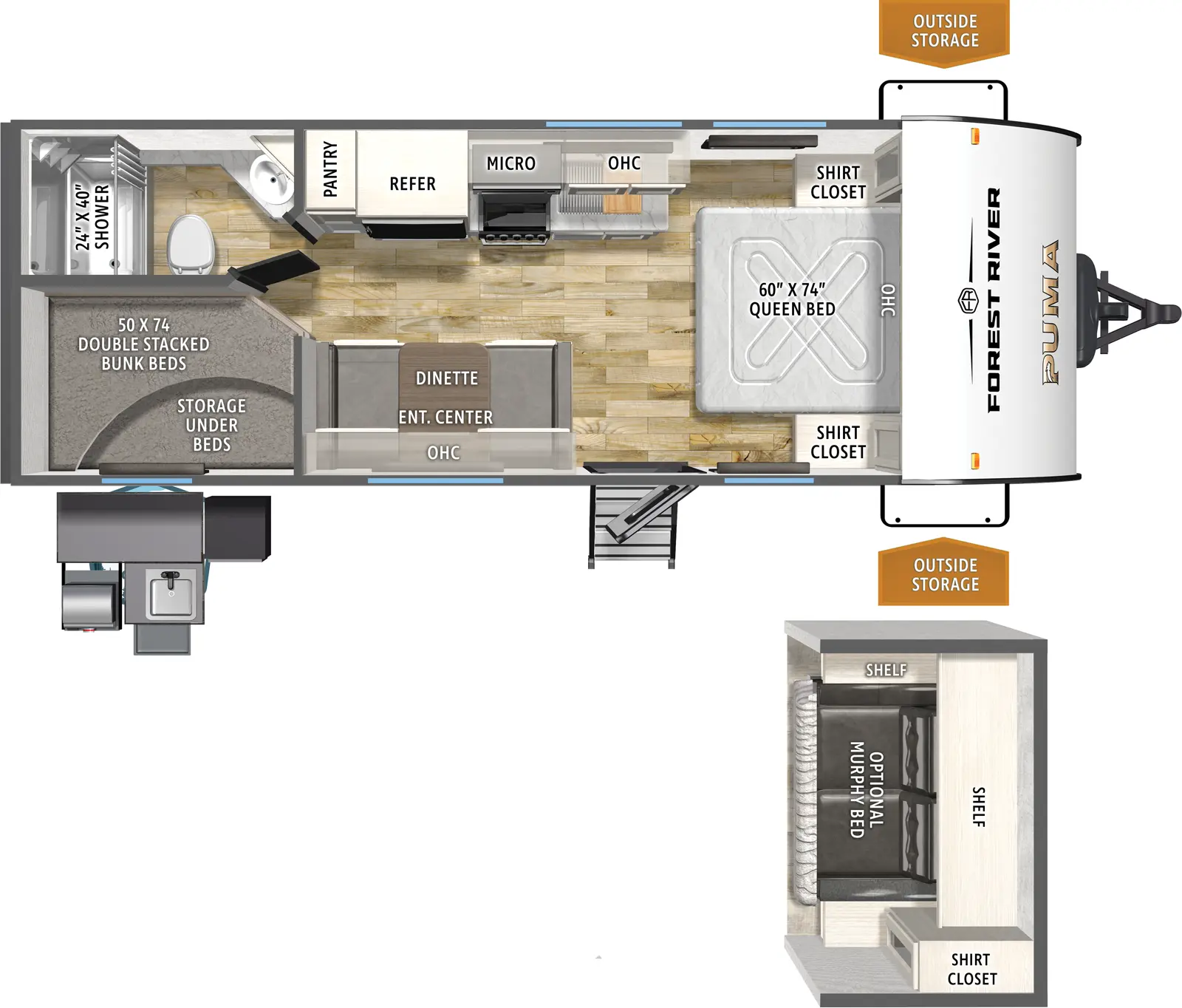 Puma Camping Edition 20BHCE Floorplan
